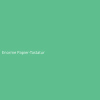 Enorme Papier-Tastatur