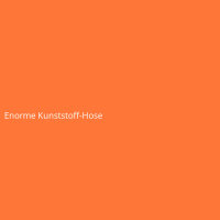 Enorme Kunststoff-Hose