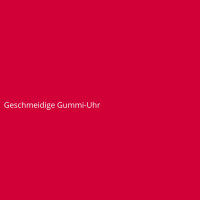 Geschmeidige Gummi-Uhr