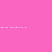Fantastische Leder-Flasche