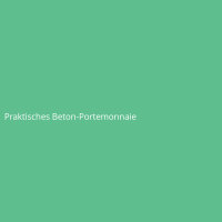 Praktisches Beton-Portemonnaie
