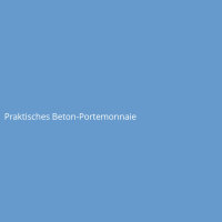 Praktisches Beton-Portemonnaie