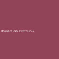 Herrliches Seide-Portemonnaie