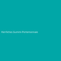 Herrliches Gummi-Portemonnaie
