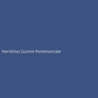 Herrliches Gummi-Portemonnaie