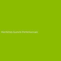 Herrliches Gummi-Portemonnaie