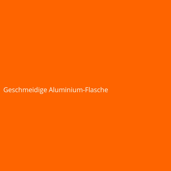 Geschmeidige Aluminium-Flasche