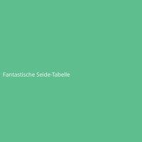 Fantastische Seide-Tabelle
