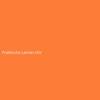 Praktische Leinen-Uhr