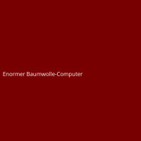 Enormer Baumwolle-Computer