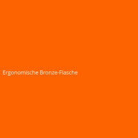 Ergonomische Bronze-Flasche