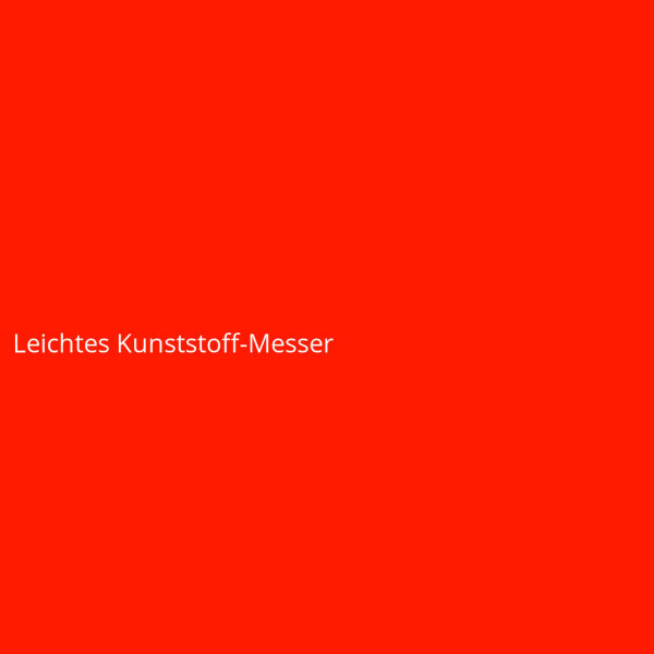 Leichtes Kunststoff-Messer